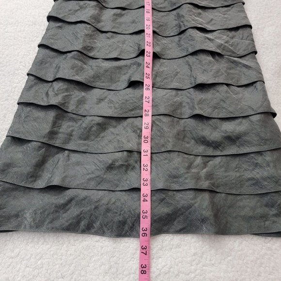 Elegant Gray Sleeveless Dress - Picture 8 of 12